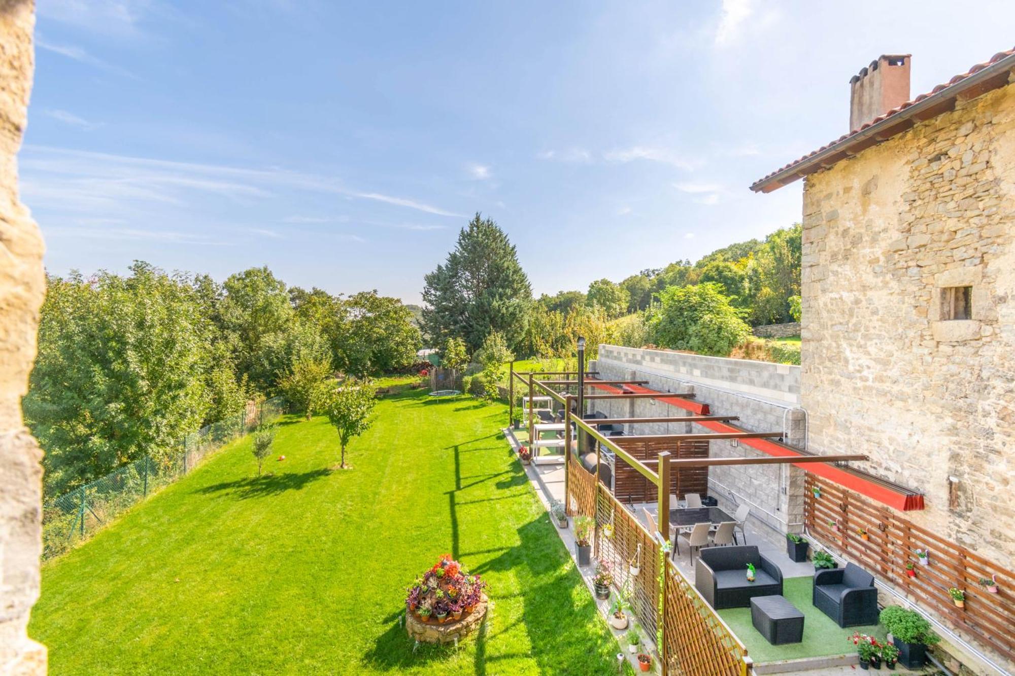 Acogedora Casa Rural Con Jardin Y Barbacoa Proxima A Pamplona Ilzarbe Kültér fotó